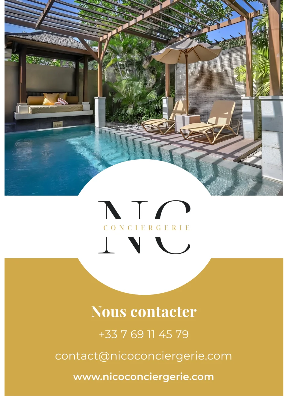 Flyer face avant Nico Conciergerie